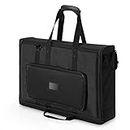 1st Place Products Foldable Padded Nylon Tote Carrying Case -Transport LCD Screens, Computers, Monitors & TVs Between 27" - 32" - Water Resistant - Shoulder Strap & Handle Options - Premium Quality