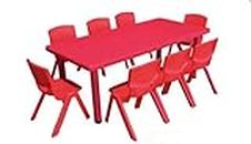 Little fingers Intra Kids Big Rectangle Table for Kids Without Chairs (Colour May Vary)