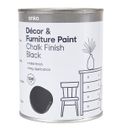 Decor & Furniture Paint - Chalk Finish Black+by Anko Au