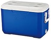 Coleman Poly-Lite Ice Box, Large Cooler Box with 45 Liter Capacity, PU Full Foam Insulation, Cools up to 2 Days; Portable Chiller icebox, Perfect for Travelling, Camping, picnics and Festivals