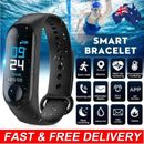 Smart Watch Fitbit Fitness Activity Tracker Heart Rate Monitor Mens Bluetooth AU