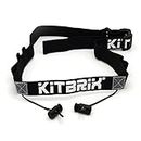 KITBRIX Adjustable Running Belt for Sports, Outdoors, Triathlon, OCR, Marathon, Football, Rugby, Cricket - Non-Slip Race Number Belt & Bib Holder - Outdoor Sports & Fitness Accessory