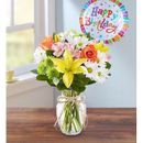 1-800-Flowers Birthday Delivery Fields Of Europe Happy Birthday Small | Same Day Delivery Available | Happiness Delivered To Their Door