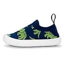 Jan & Jul Slip-on Summer Shoes for Toddler Boys Flexible Soles (Triceratops, Size: 6 Toddler)