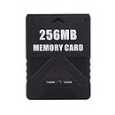 Carte Sd Ps2, 256M Memory Card Speicherkarte High Speed für Playstation 2 PS2 Spiele Zubehör Schwarz