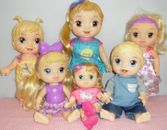 Super Cute All Vinyl Baby Alive Baby Doll and Carrier Lot by Hasbro