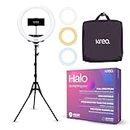 Kreo Ring Light 18" Ring Light with Tripod Stand for Video Shooting Professional Studio Light with Tripod ringlight Photography YouTube ringlight kit for YouTube Instagram Accessories Big Ring Light