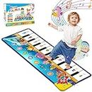 Retruth Piano Mat for Toddler 1-3, Baby Toys for 12-36 Month, Xmas Birthday Gift Toys for 1-3 Year Old, Musical Touch Play Piano Keyboard Mat with 5 Modes,10 Melodies,8 Instrument Sounds