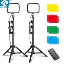 APEXEL Photography Video Lighting Kit LED 3300K-5600K supporto treppiede filtro colore