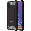 TECHGEAR Galaxy A10 Case [Tough Armoured] ShockProof Dual-Layer Protective Heavy Duty Tough Cover Designed for Samsung Galaxy A10 - (Black)