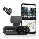 DDPAI 2.5K Dual Car Dash Cam Front and Rear 1600P+1080P Built-in WiFi GPS G-Sensor with Smart APP Control, Night Vision, Wide Dynamic Range, 24 Hours Parking Monitor, Support 512GB TF Cards, N3 Pro