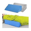 NEPPT Wedge Pillows for Sleeping Foam Bed Wedges Body Positioners 30 Degree Incline Pillow for Adults, Side Sleeping, Back Pain, Medical Elevated Bolster Positioning Wedge (1 Pillow + 2 Cover)