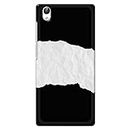 NDCOM for VIVO Y51L Back Cover Black and White Pattern Printed Hard Case