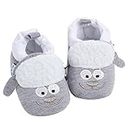 MYADDICTION Animal Baby Kids Anti-Slip Shoes Boy Girl Cotton Prewalker Sneaker 11cm Gray Clothing Shoes & Accessories | Baby & Toddler Clothing | Baby Shoes