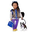 Lori – Mini Doll & Toy Dog – 6-inch Doll & Boston Terrier Pup – Play Set with Outfit, Animal & Accessories – Playset for Kids – 3 Years + – Ilyssa & Indigo