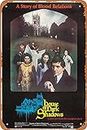 Swrlzvzn House of Dark Shadows (1970) Movie Poster Vintage Metal Tin Sign, Wall Decor for Bars, Restaurants, Cafes Pubs 12 x 8 Inch
