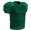 CHAMPRO boys Youth Stretch Time Out Polyester Practice Football Jersey, Forest Green, X-Large US