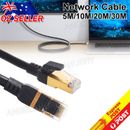 CAT7 10Gbps Ethernet Network Solid Copper Cable LAN Internet 5 10 20 30M