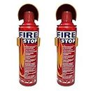Safe Pro Fire Stop Car&Home Fire Extinguisher (Pack Of 2),Aerosol