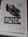 luxury shoes UNIC + SOUBRIER furniture advertising paper ILLUSTRATION 1931