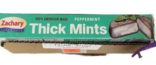 3 Zachary Peppermint Thick Mints 6.1oz USA Made Mint Dark Chocolate New