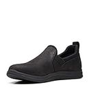 Clarks Womens Breeze Bali Loafer Flat Sneaker, Black Black Black, 11 US