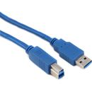 Hosa USB-306AB SuperSpeed USB 3.0 Type A to Type B Cable - 6 foot