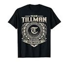 Team TILLMAN Lifetime Member Surname TILLMAN Family Vintage T-Shirt