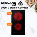 GASLAND 30cm Electric Ceramic Cooktop 3500W 2 Burner Touch Control Kitchen Stove