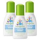 Babyganics Foaming Dish & Bottle Soap for Travel, Fragrance Free, Packaging May Vary, 3.38 Fl Oz (Pack of 3)