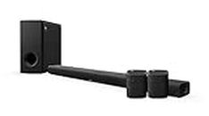 Yamaha True X System Bundle (SR-X50A Sound Bar with Subwoofer and WS-X1A Bluetooth Speakers), Carbon Grey