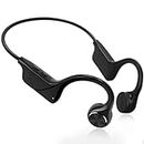 Echaar Bluetooth Headphones, Bone conduction headphones 5.3, Open-Ear Sports Earphones with Mic, Waterproof Wireless headset for Workout, Running, Gym, Hiking, Driving, Cycling