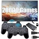 ZOYDP Retro Game Stick, Retro Game Console, Plug & Play Games Consoles, Video Game Console with Built-in 9 Emulators, 64GB, 20,000+ Games, 4K HDMI Output, and 2.4GHz Wireless Controller for TV