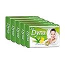 Dyna Lime & Aloevera Extracts Beauty Soap 100gm x 5 Grade 1 Soap with 76% TFM