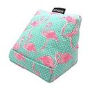 coz-e-reader® e-Reader Pillow Kindle Cushion Phone Stand Holder NEW SIZE Pink Flamingo