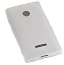 Silikon TPU Handy Hülle Cover Case Schutz Bumper in Foggy für Microsoft  Modelle