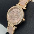 Michael Kors MK6110 Parker PVD Rose Gold Chronograph Fashion Women's Watch