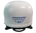 Antena de TV por satélite automática portátil Winegard GM-9000 Carryout G3 blanca LEER
