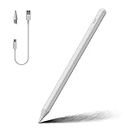 Lápiz Táctil Pen para Apple iPad(2018 o después),con Inclinación&Rechazo de Palma&Adsorción Magnética Stylus Pencil,Compatible iPad 6/7/8/9/10.ª generación/iPad Pro 11/12.9/Air 3-4-5/Mini 5/6