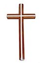StonKraft Wooden Jesus Christ Cross Catholic Crucifix for Wall, Church Chapel Decoration (Multicolour, 12 x 6 x 0.5 inches)
