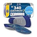 Dr. Scholl’s® Custom Fit® Orthotics 3/4 Length Inserts, CF 340, Customized for Your Foot & Arch, Immediate All-Day Pain Relief, Lower Back, Knee, Plantar Fascia, Heel, Insoles Fit Men & Womens Shoes