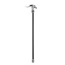 Design Toscano QS922494 Dragonsthorne Nebula Dragon Gothic Walking Stick Swagger Cane, 96.5 cm, Polyresin and Metal, Silver and Black