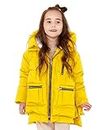 Orolay Children Hooded Down Coat Girls Quilted Puffer Jacket Boys Winter Jackets Yellow 8-9 Years