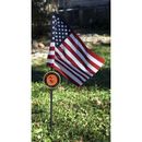 Trinx Allied Veteran Grave Marker 2-Sided Resin/Plastic 30 x 18 in. Garden Flag in Gray/Black | 30 H x 18 W in | Wayfair