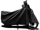 AUTORETAIL Waterproof Two Wheeler Bike and Scooty Cover for Activa with Buckle Lock (Black)