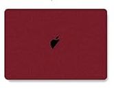 SwooK Quicksand Plastic Hard Shell Cover for Old MacBook Air 13 Laptops 13.3 inches A1466 A1369 2010-2017 Release MacBook Shell Cover Case (Wine Red)