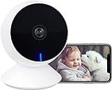 Laxihub Baby Camera 5G WiFi, M1 2K Baby Monitor with Sound & Motion Detection, 2 Way Audio, Night Vision, Smart Home Camera Compatible with Alexa, Google