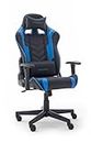 Robas Lund DX Racer Sport OK 132 Gaming Stuhl Bürostuhl Schreibtischstuhl mit Wippfunktion Gamer Stuhl Höhenverstellbarer Drehstuhl PC Stuhl Ergonomischer Chefsessel, schwarz-blau