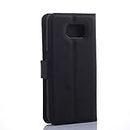 COPHONE® Custodia per Samsung Galaxy S6 , Custodia in Pelle compatibili Galaxy S6 nero. Cover a libro per Galaxy S6 magnetica portafoglio