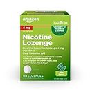 Amazon Basic Care Nicotine Polacrilex Lozenges, 4 mg, Mint Flavor, Stop Smoking Aid, 144 Count